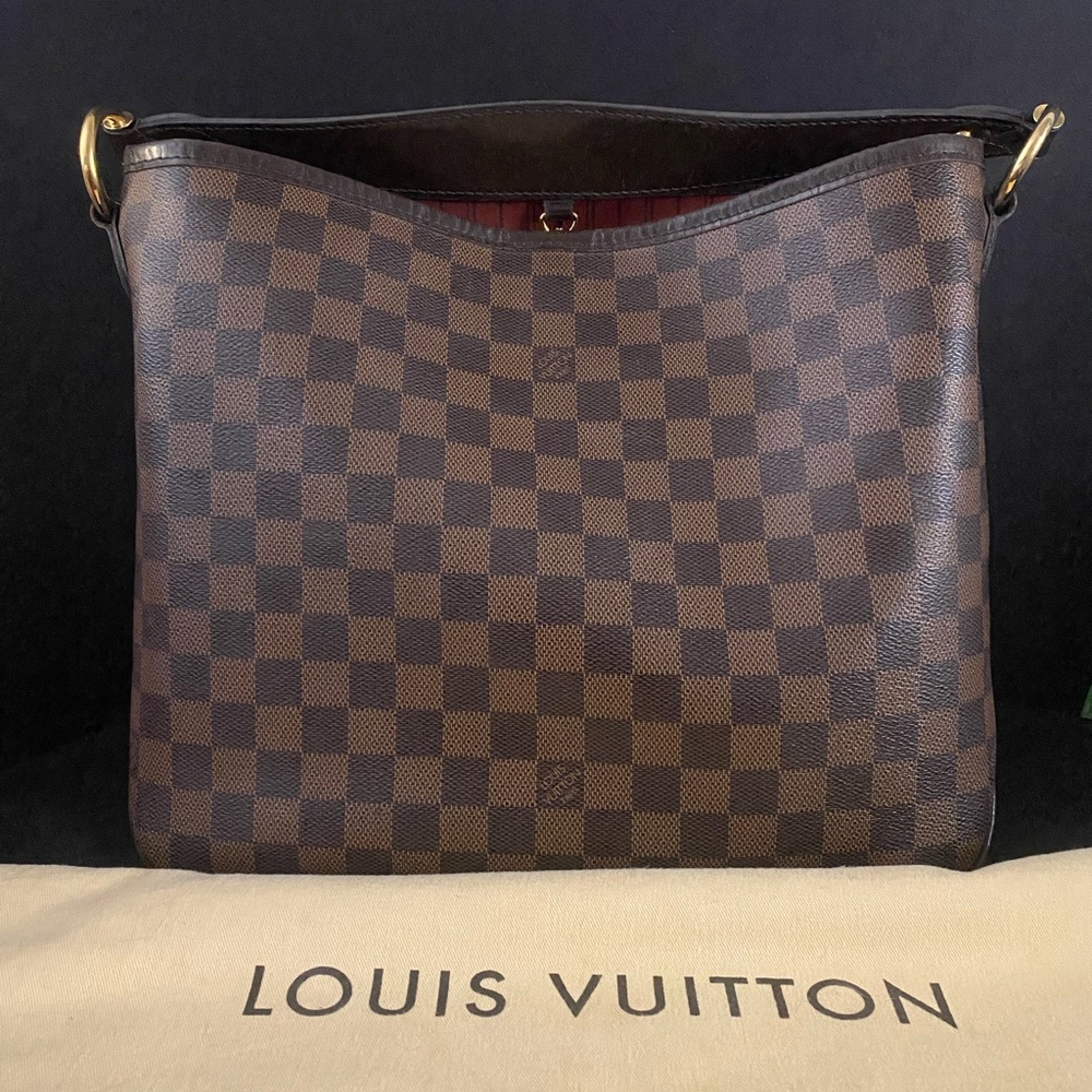 Louis Vuitton Dark Brown Checkered Messenger Bag